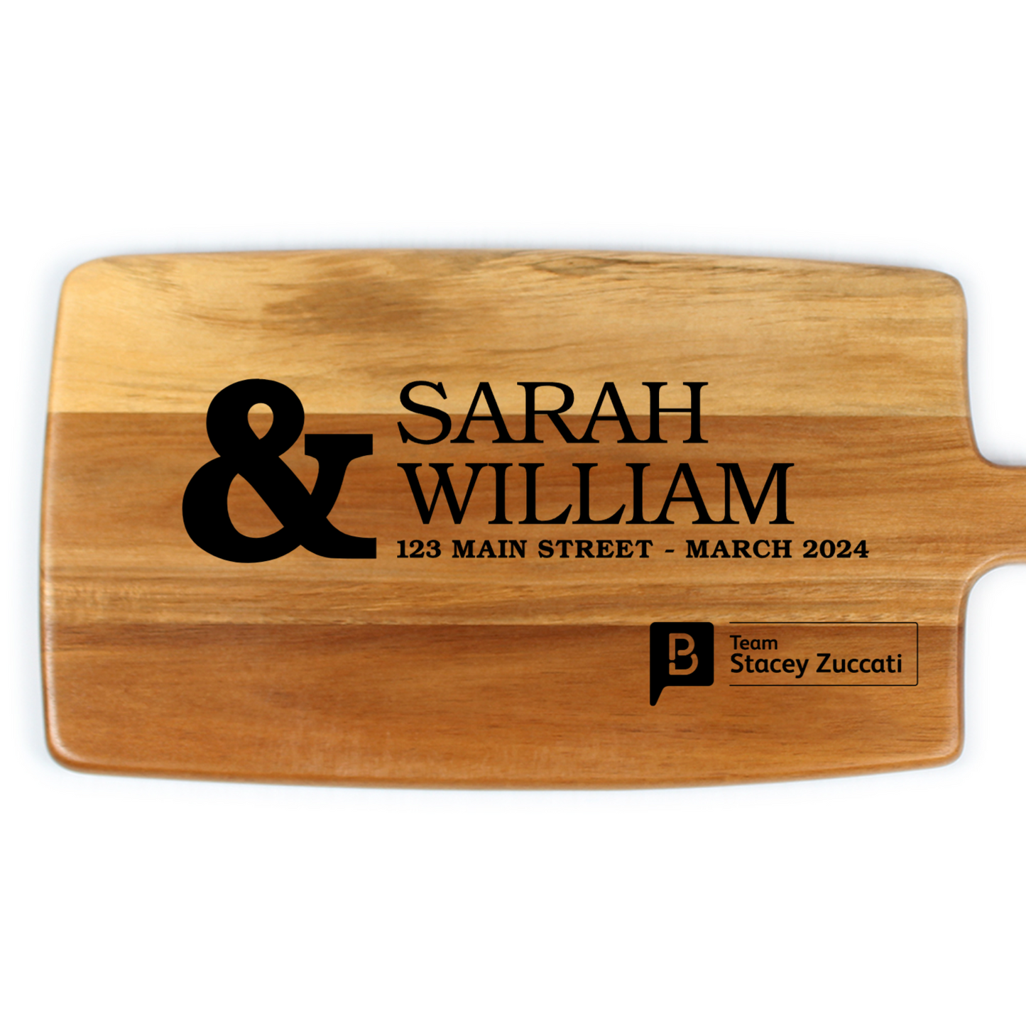 Personalised Cutting Board - Family Name design