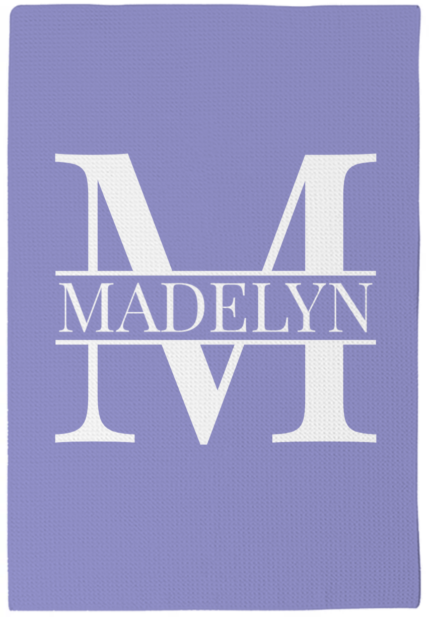 Tea Towel - Monogram - Serif