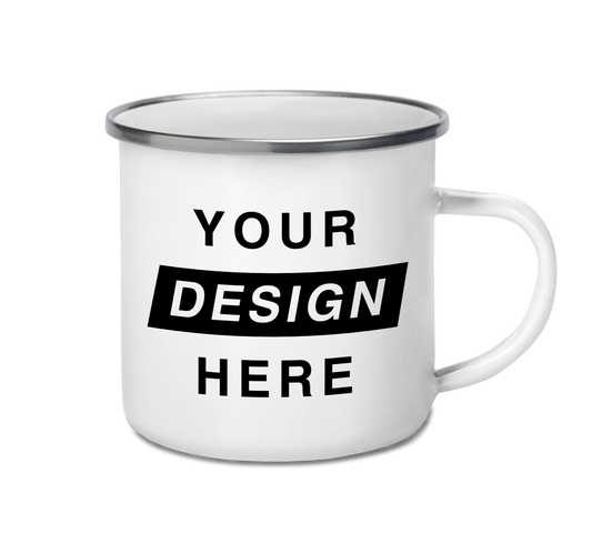Custom Enamel Camping Mug - Design Your Own