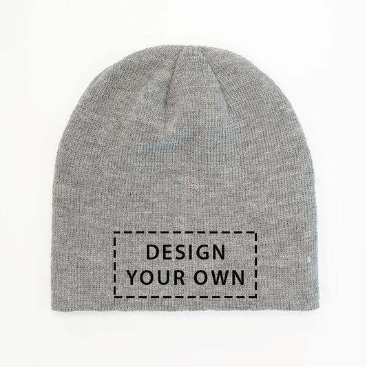 Design your own Customisable Beanie with Blueteez and showcase your brand logo, message, or design. Our personalised beanies come in many styles and colours, making it easy to create a unique look.