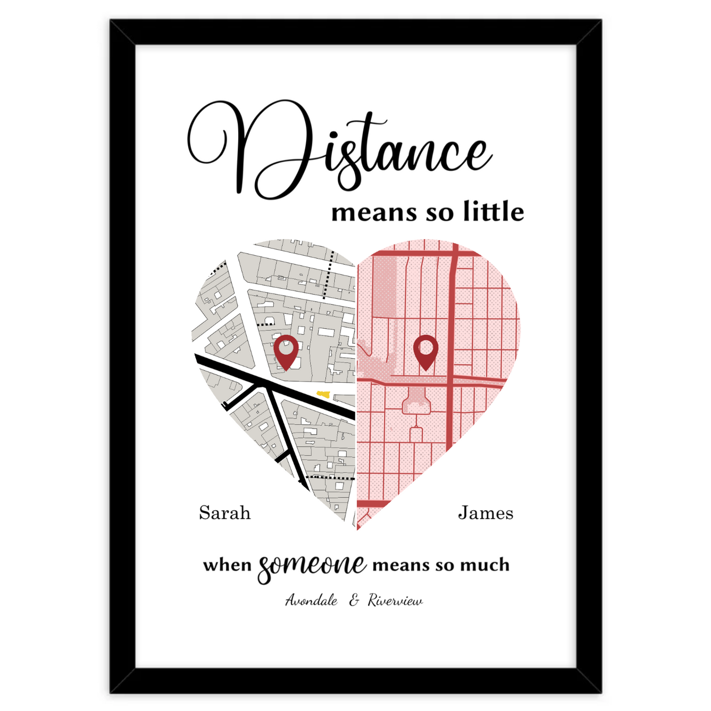 Street Map - Distance means so little