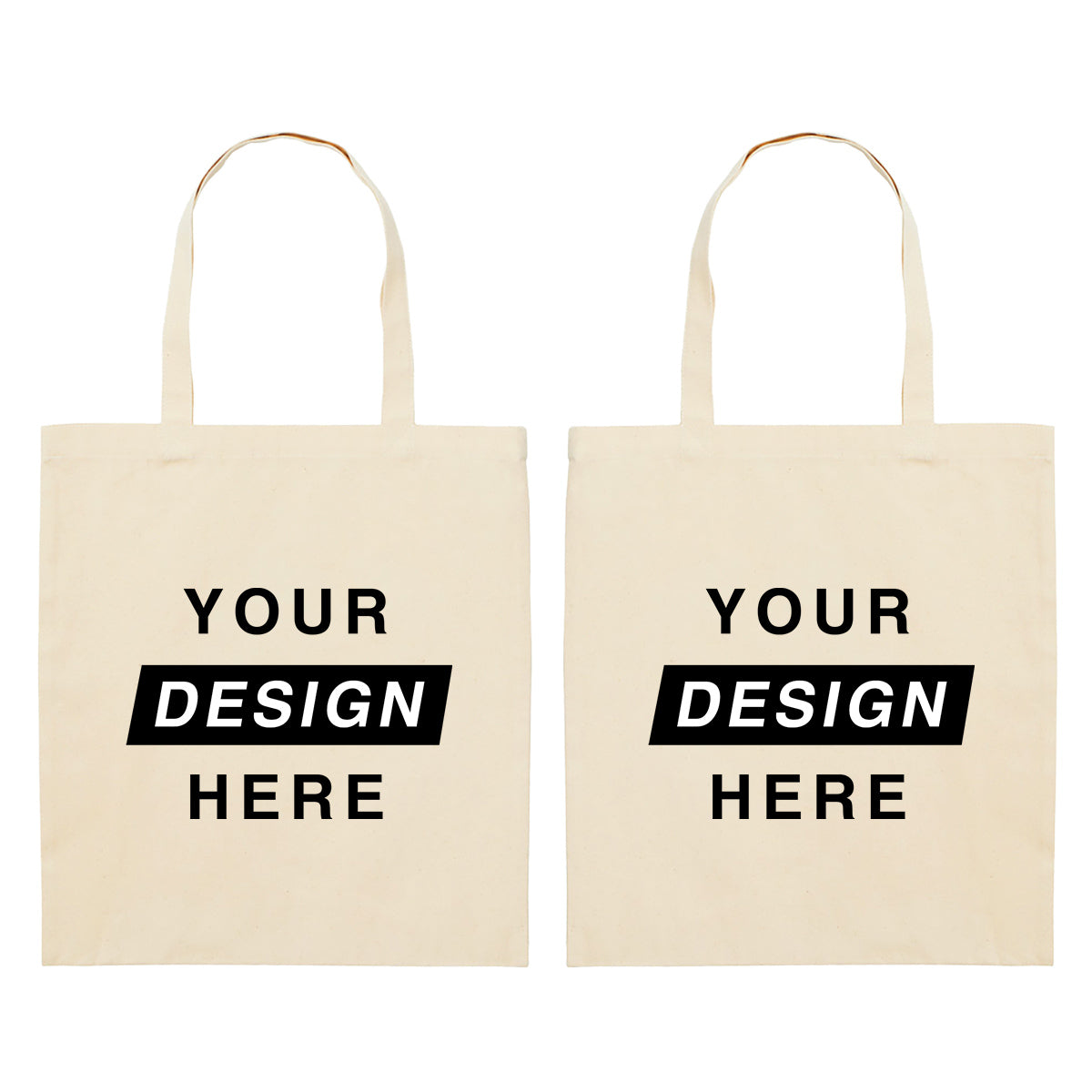 Tote Bag - Eco Back design your own - front and back