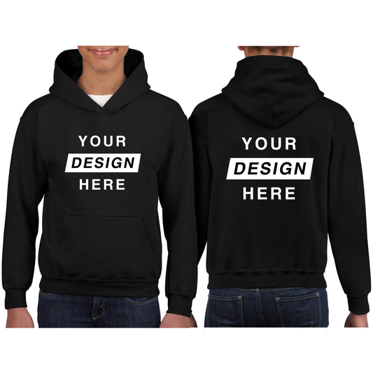 Kids Hoodie - Design Your Own - Front and Back