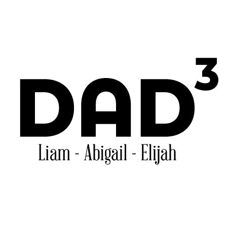Men's T-Shirt - Multiple Dad - White