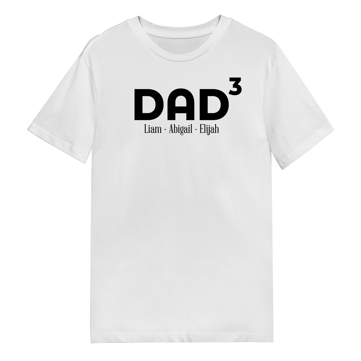 Men's T-Shirt - Multiple Dad - White