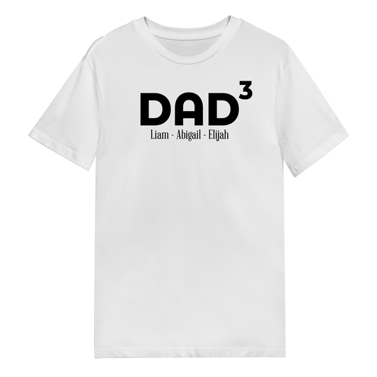 Men's T-Shirt - Multiple Dad - White