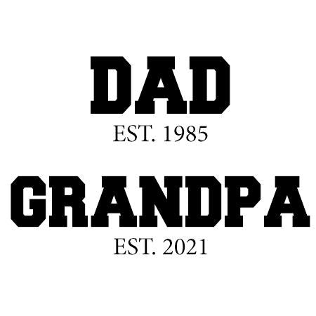 Dad & Grandpa Hoodie - Family & Legacy Tribute