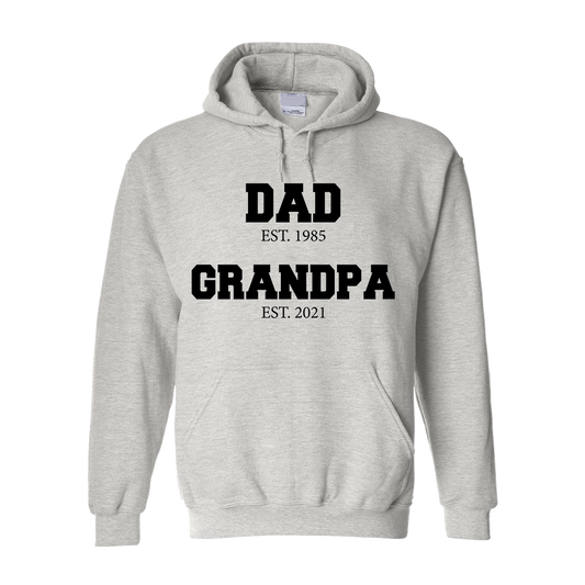 Dad & Grandpa Hoodie - Family & Legacy Tribute