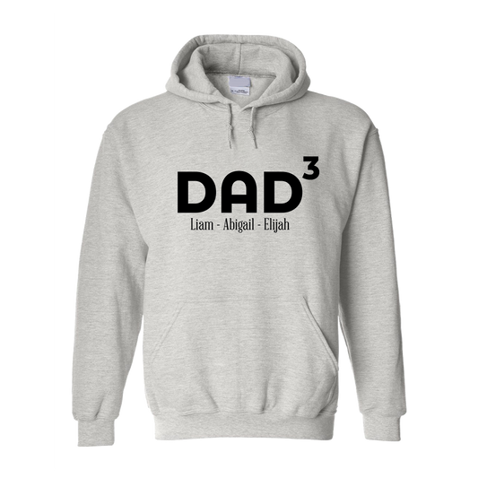 Hoodie - Multiple Dad - Grey