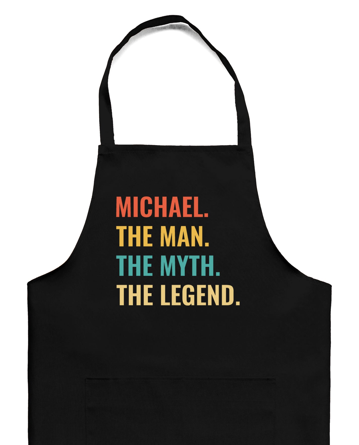 Personalised Apron with Man-Myth-Legend design