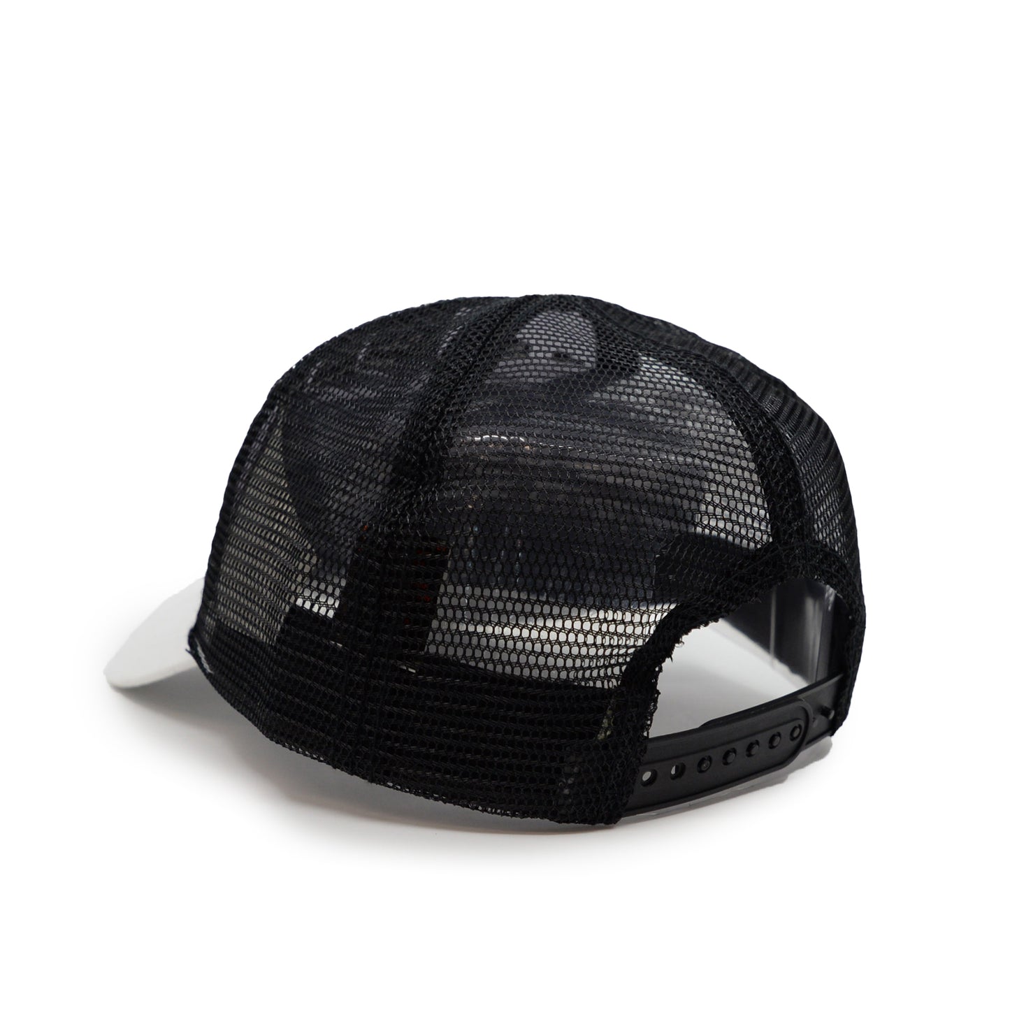 Personalised Baseball Caps - White and Black - Backside view