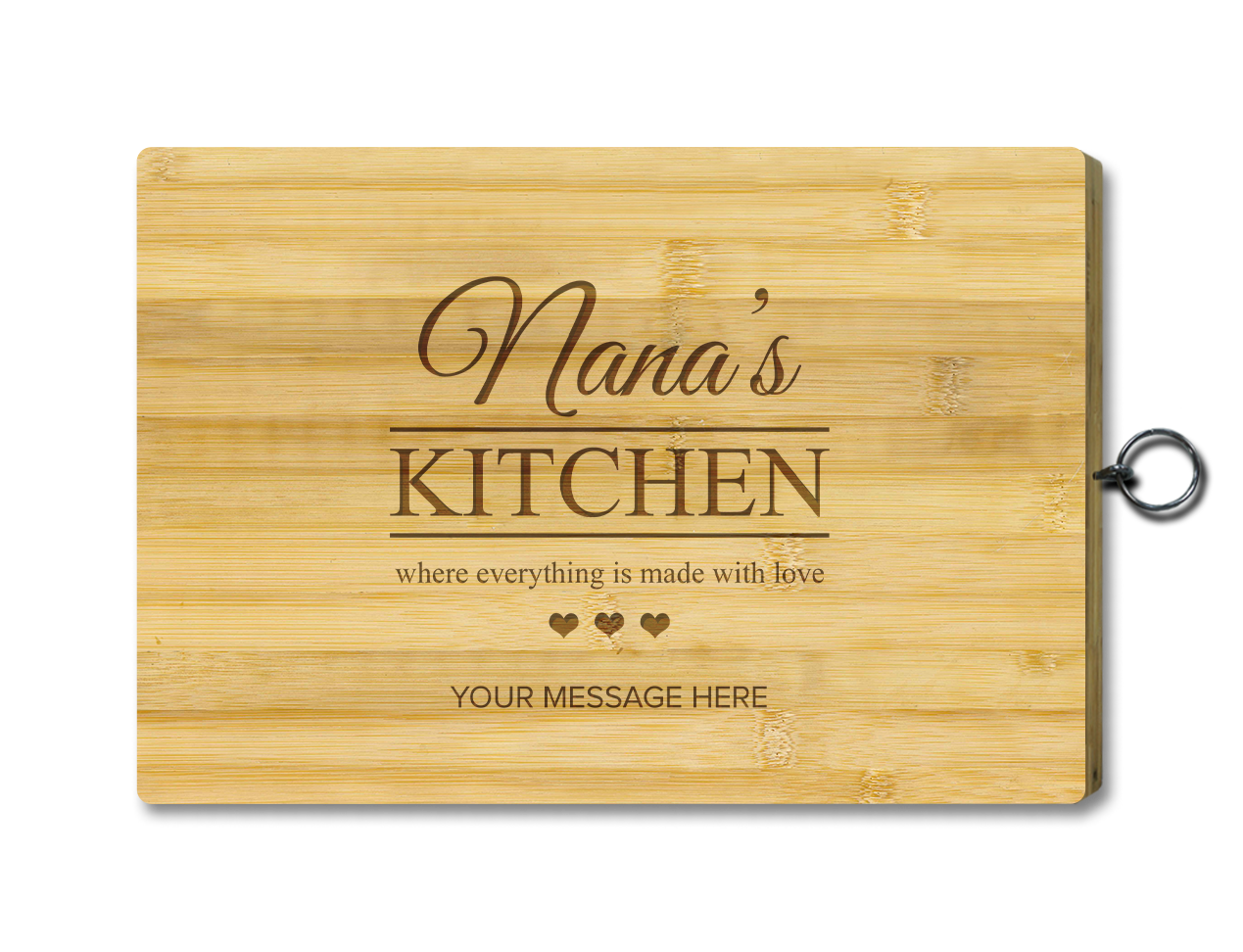 Personalised Chopping Boards - made with love design