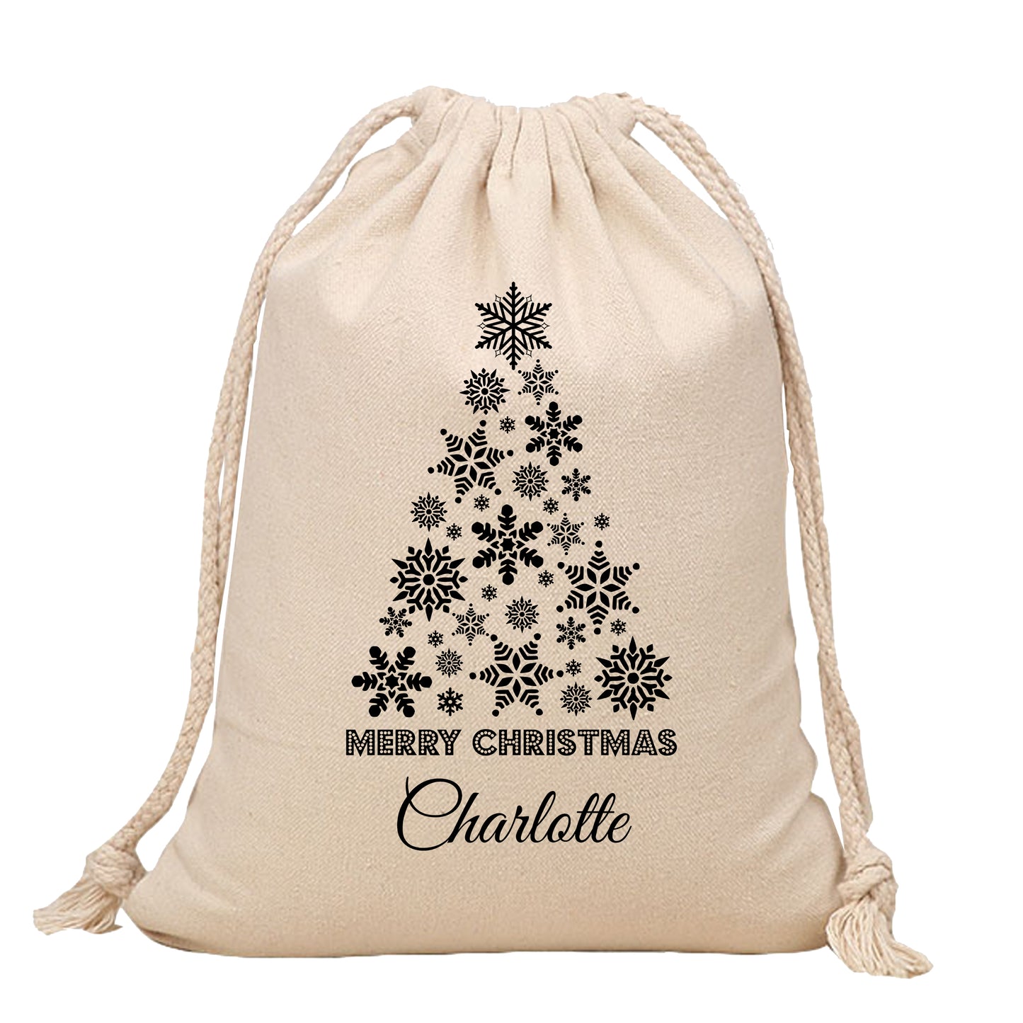 Santa Sack - Snowflake Tree