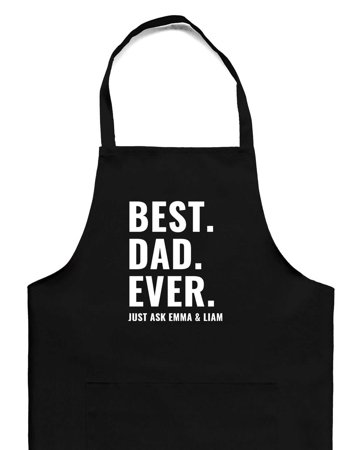 Apron - Funny dad designs black