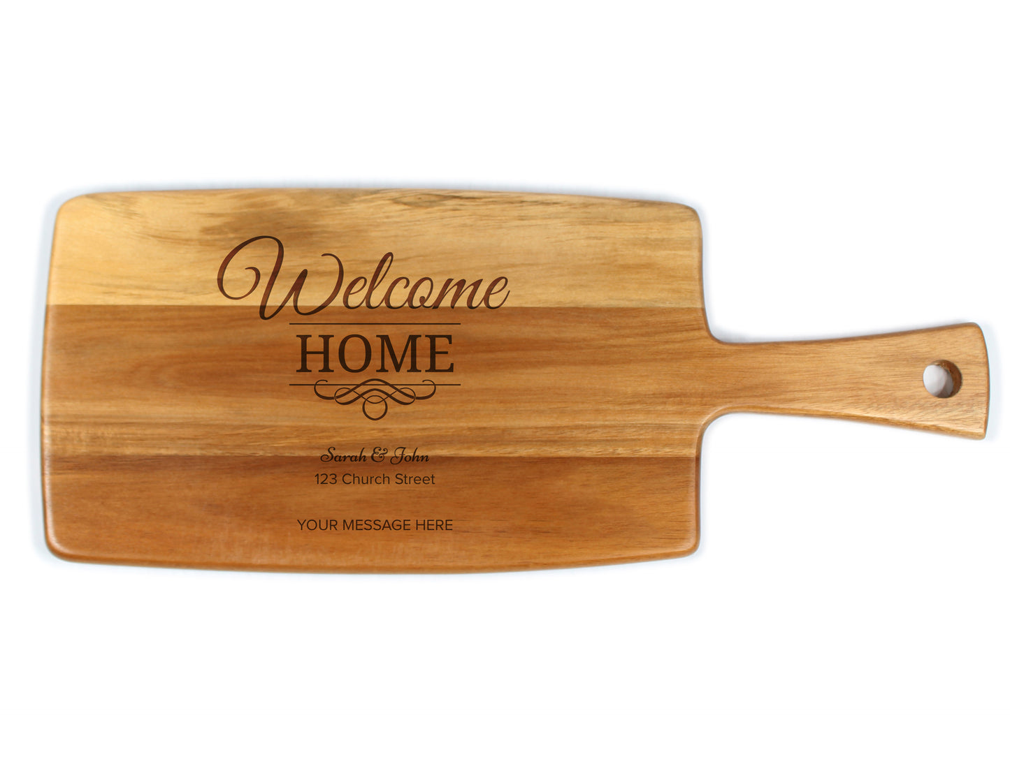 Custom engraved charcuterie board - perfect for entertaining and home gift