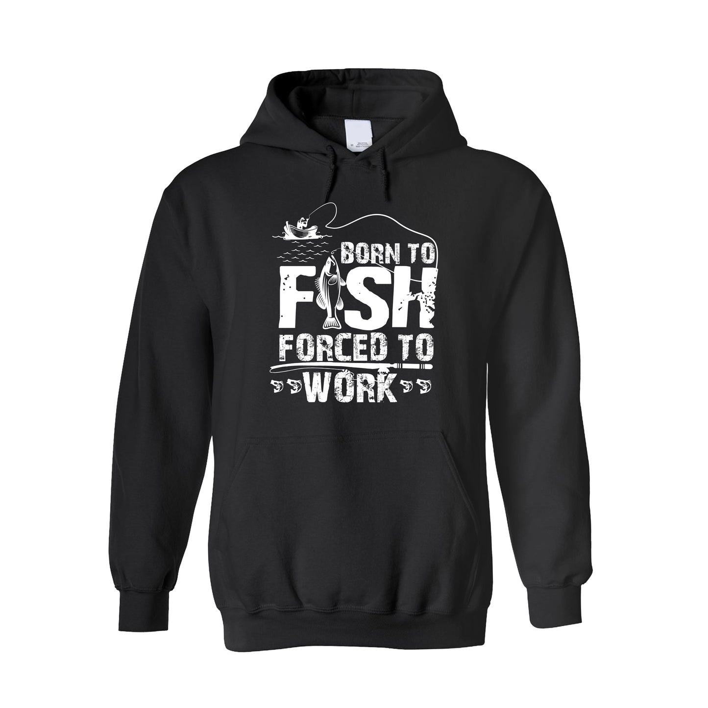 Born to Fish Hoodie - Perfect for Fishing Lovers