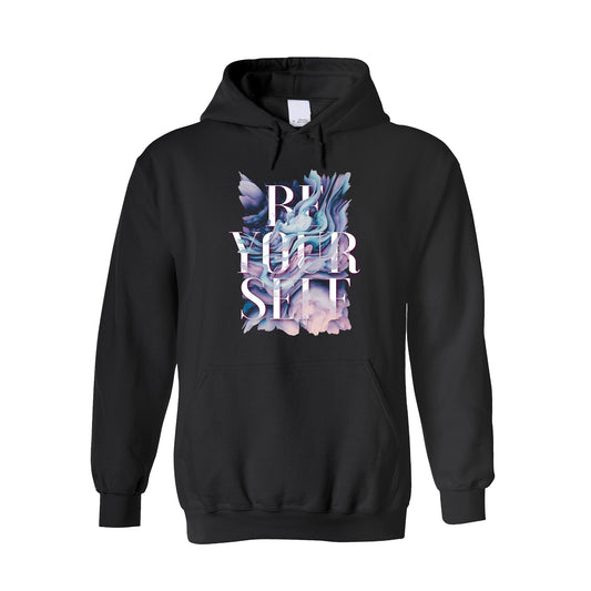 Be Yourself Hoodie - Inspirational & Motivational Design