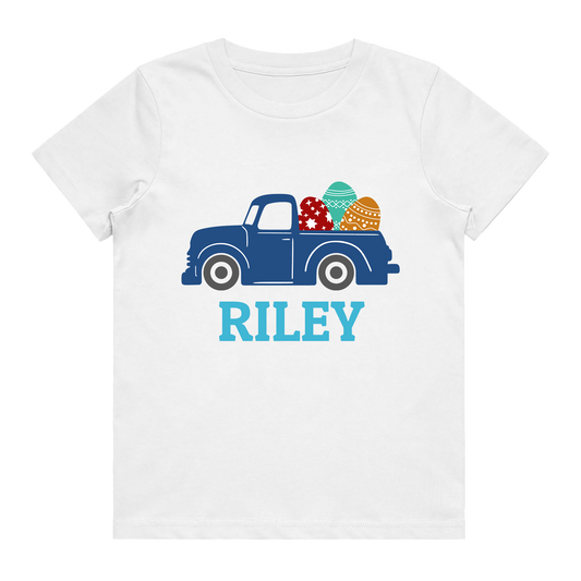 Kid's T-Shirt - Easter Vintage Truck