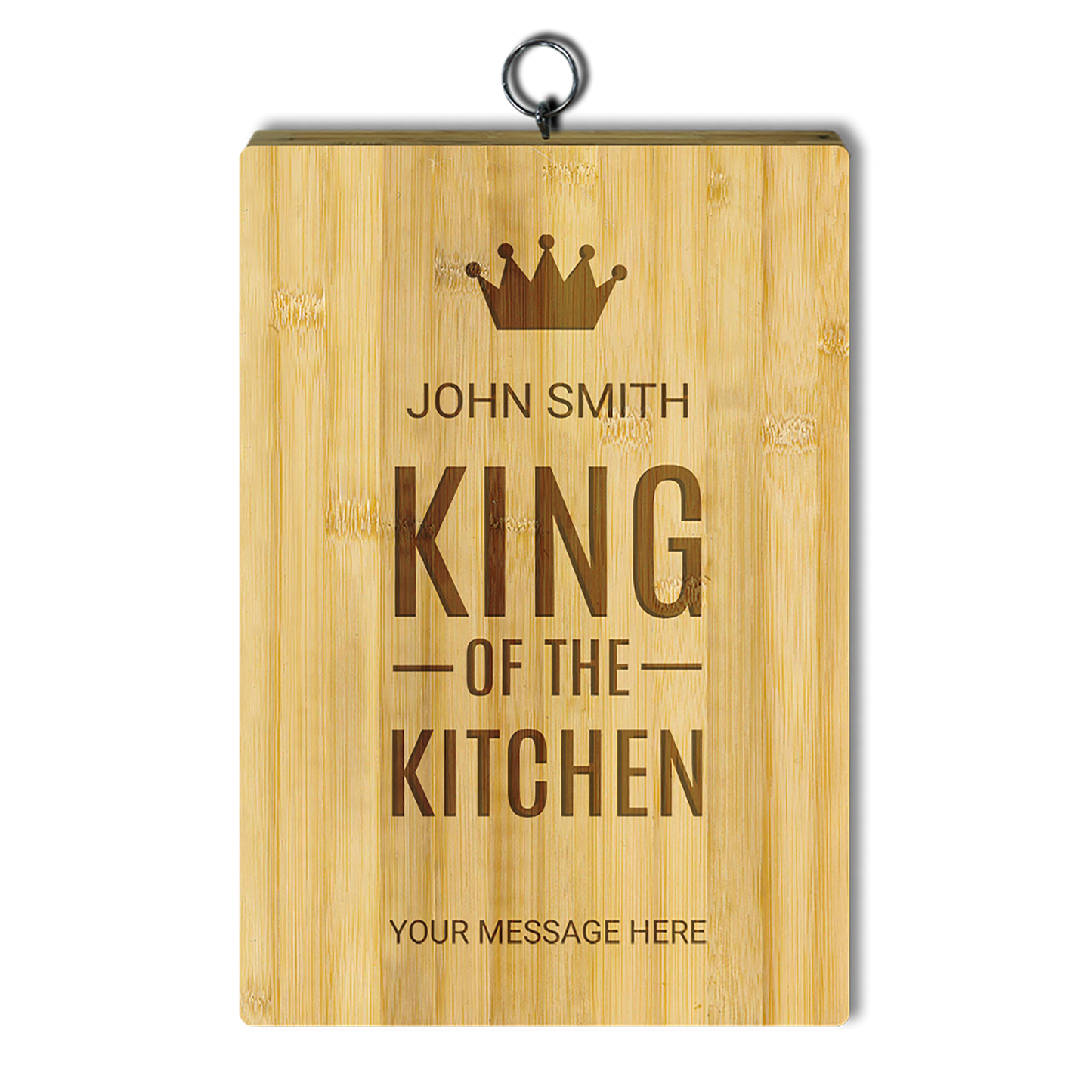 Engraved Kitchenware - King of Kitchen design