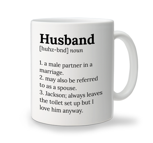 Ceramic Mug - Definition - Husband