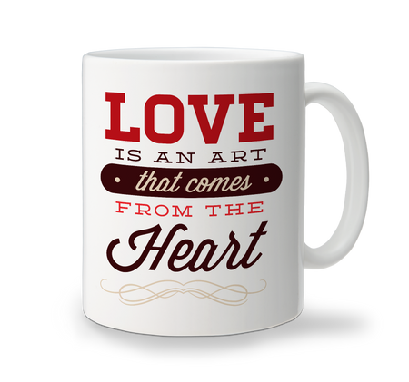 Ceramic Mug - Love is an Art