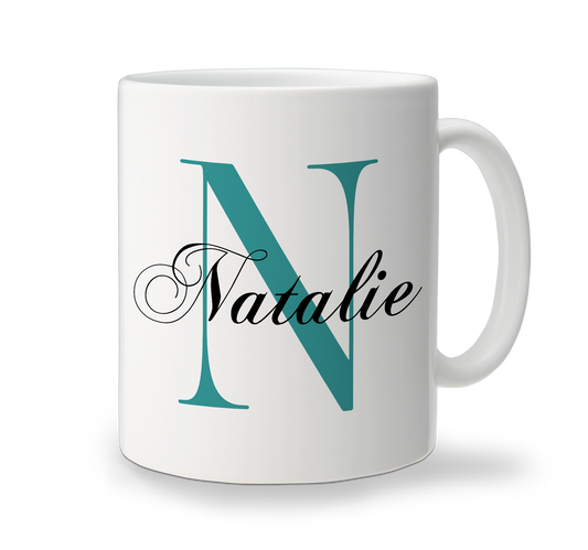 Mug- Monogram and name design