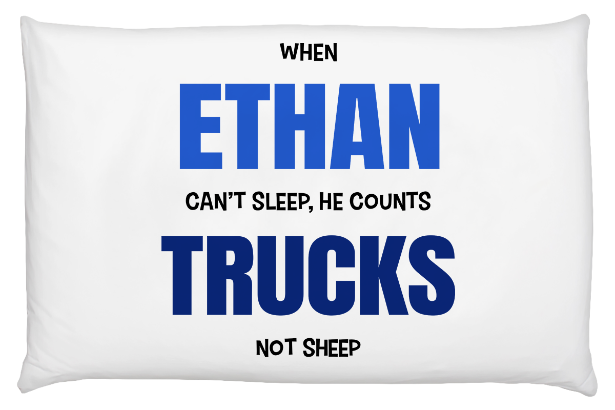 “Can’t Sleep” Custom Pillow Case