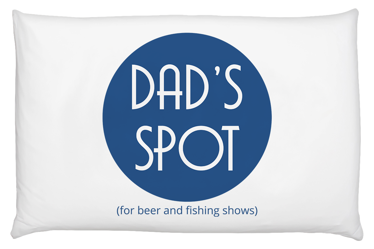 Dad’s Spot Personalised Pillow Case
