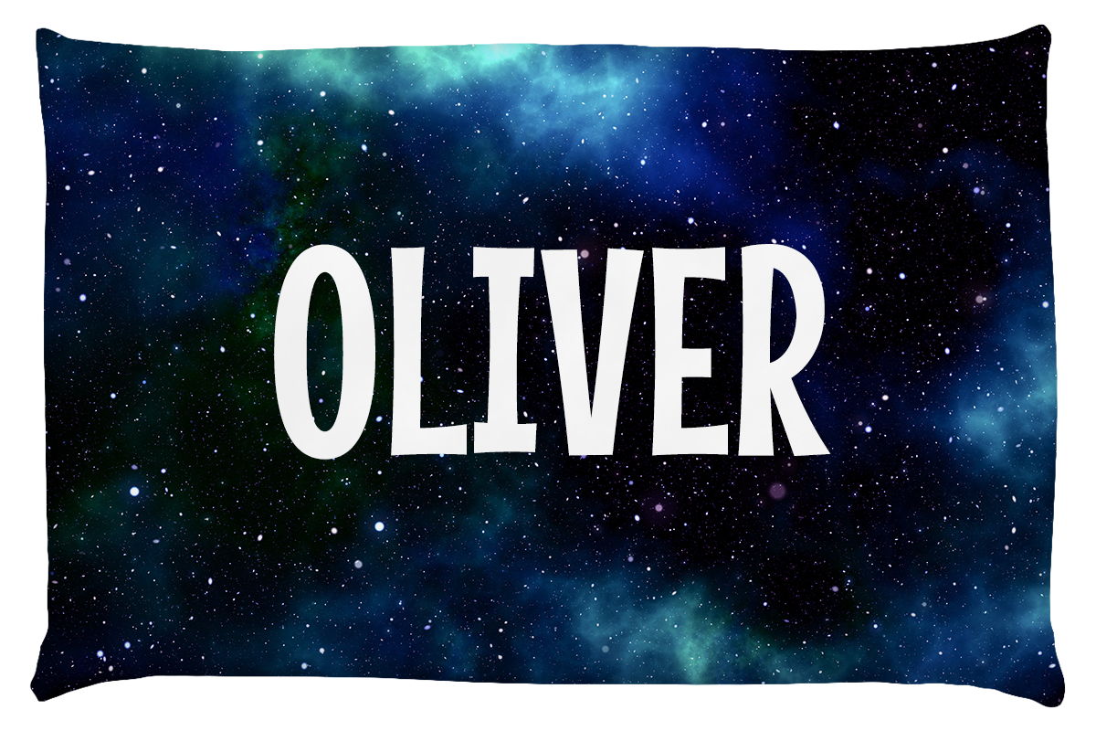 Galaxy Name Personalised Pillow Case