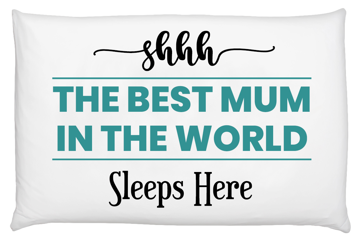“Sleeps Here” Custom Pillow Case