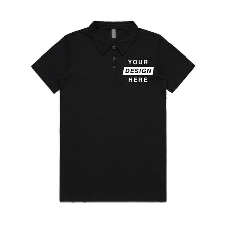 Womens Polo Shirt - Design Your Own - Front Only
