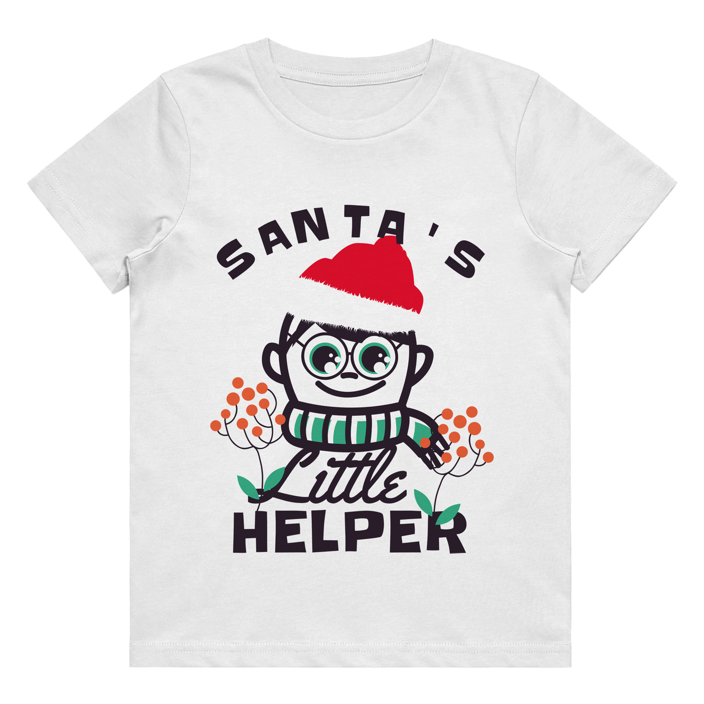 Kid's T-Shirt - Santas Little Helper Boy
