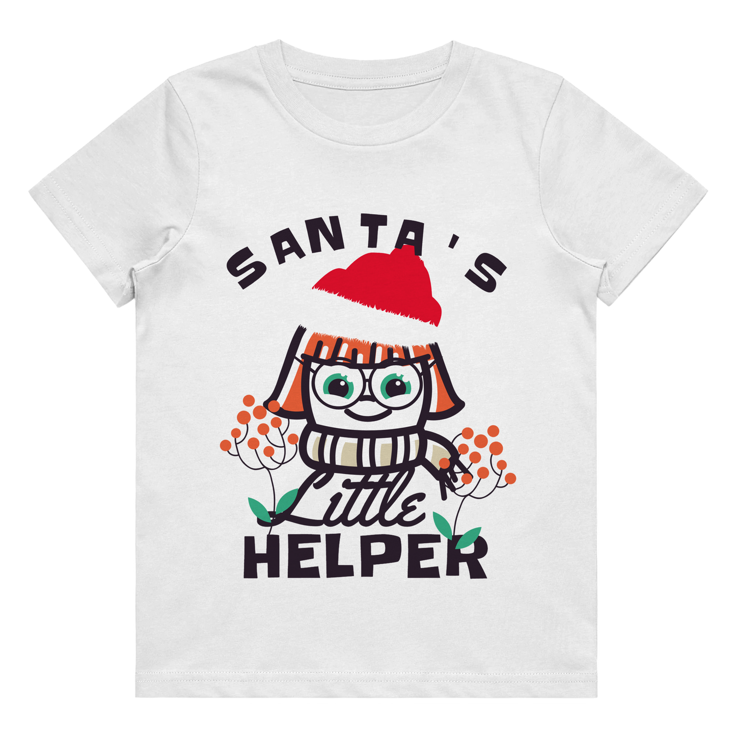 Kid's T-Shirt - Santas Little Helper Girl