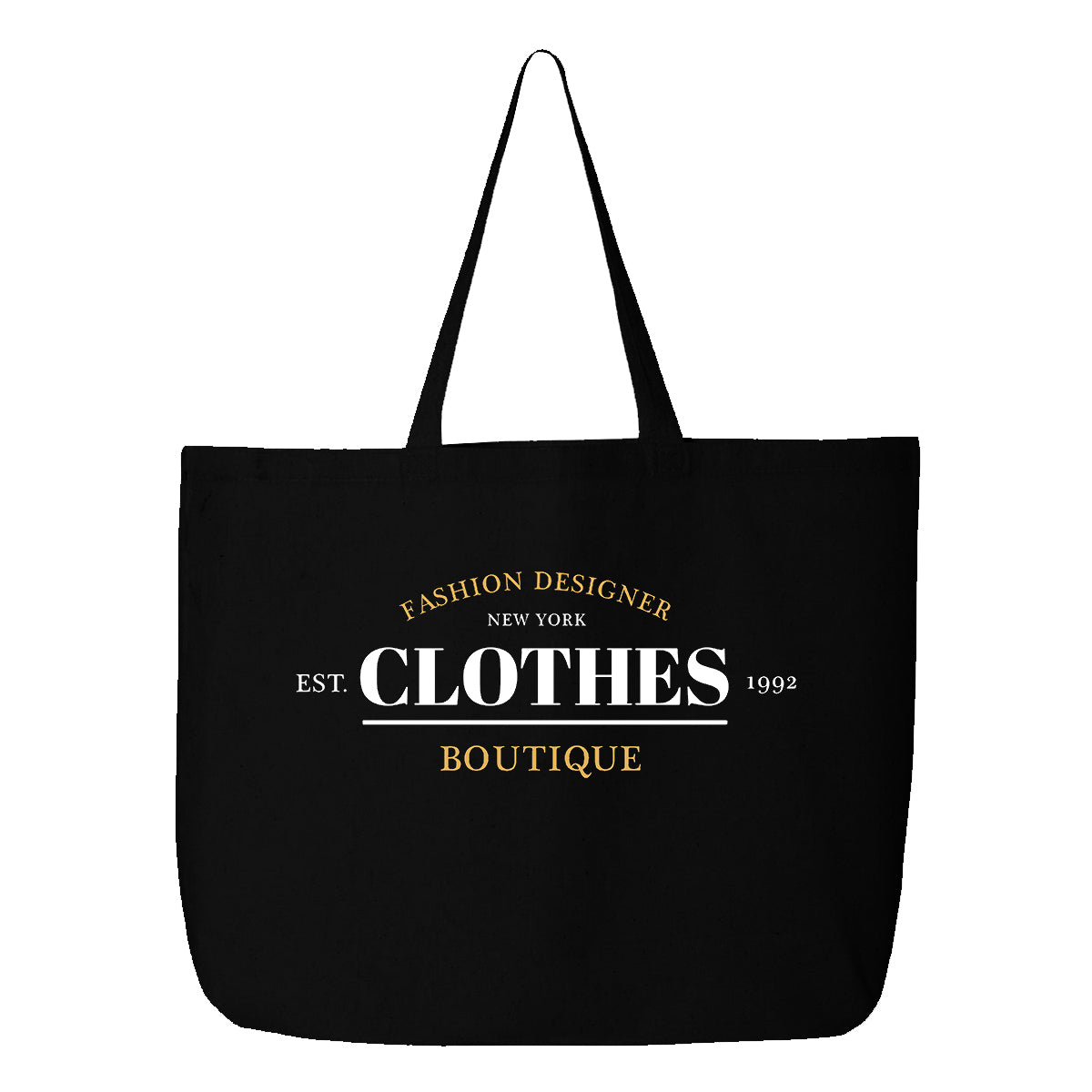 Tote Bag - Large - Single Sided - Black