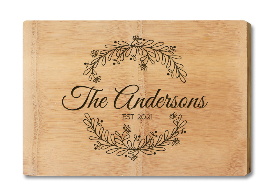 Wreath Monogram Design Kitchenware