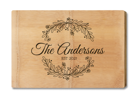 Chopping Board - Premium - Wreath Family