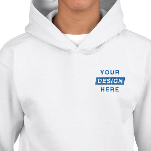 Kid's Hoodie - Embroidered - Left Chest