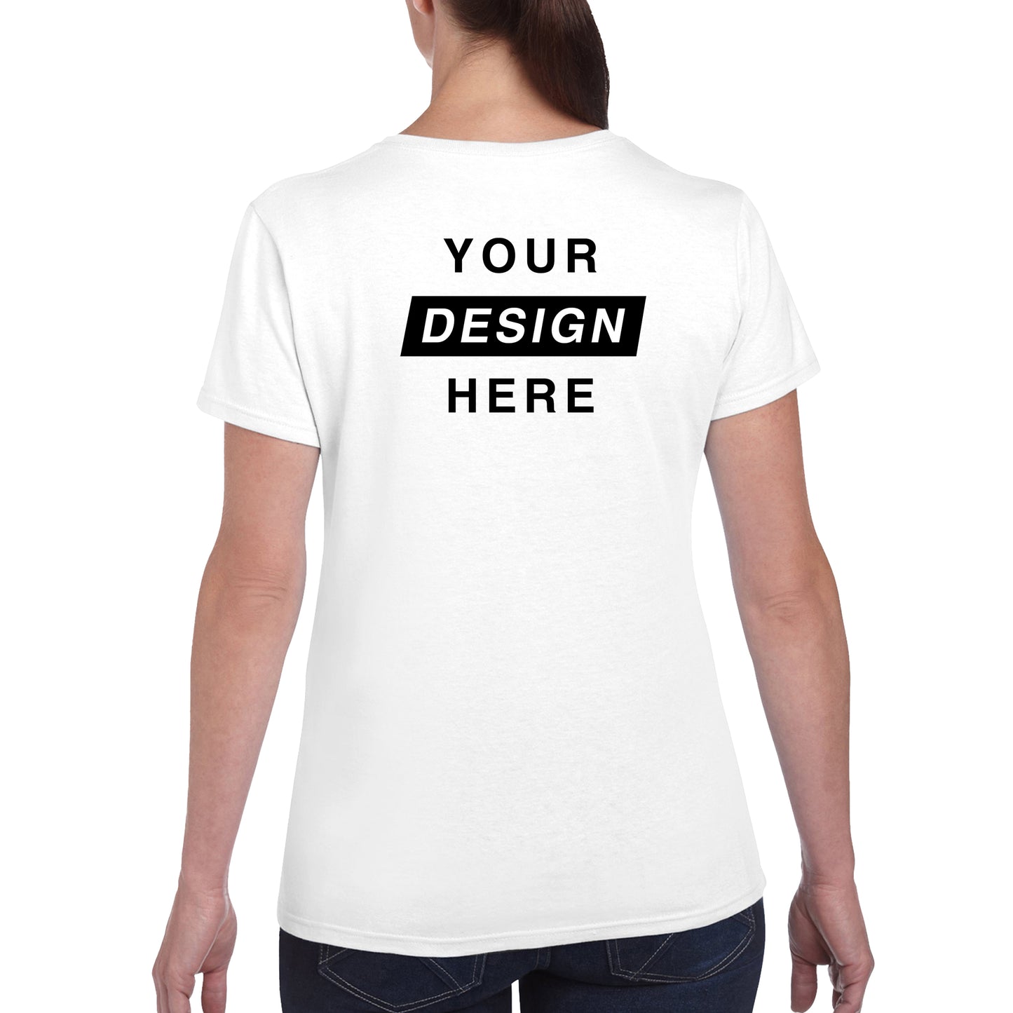 Women's T-Shirt - Design Your Own - Back Only