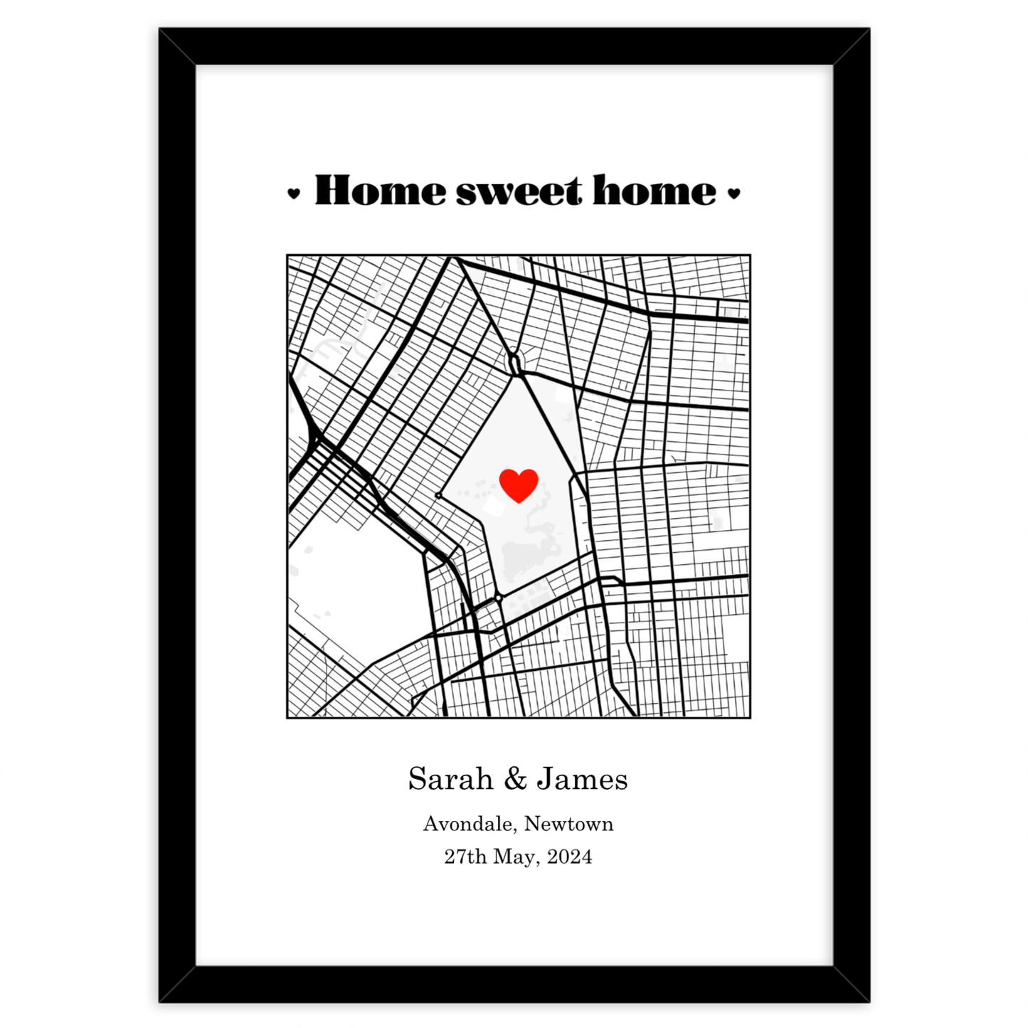 Street Map - Home Sweet Home