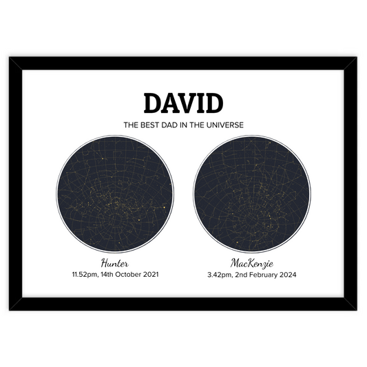 Custom Star Map - Double