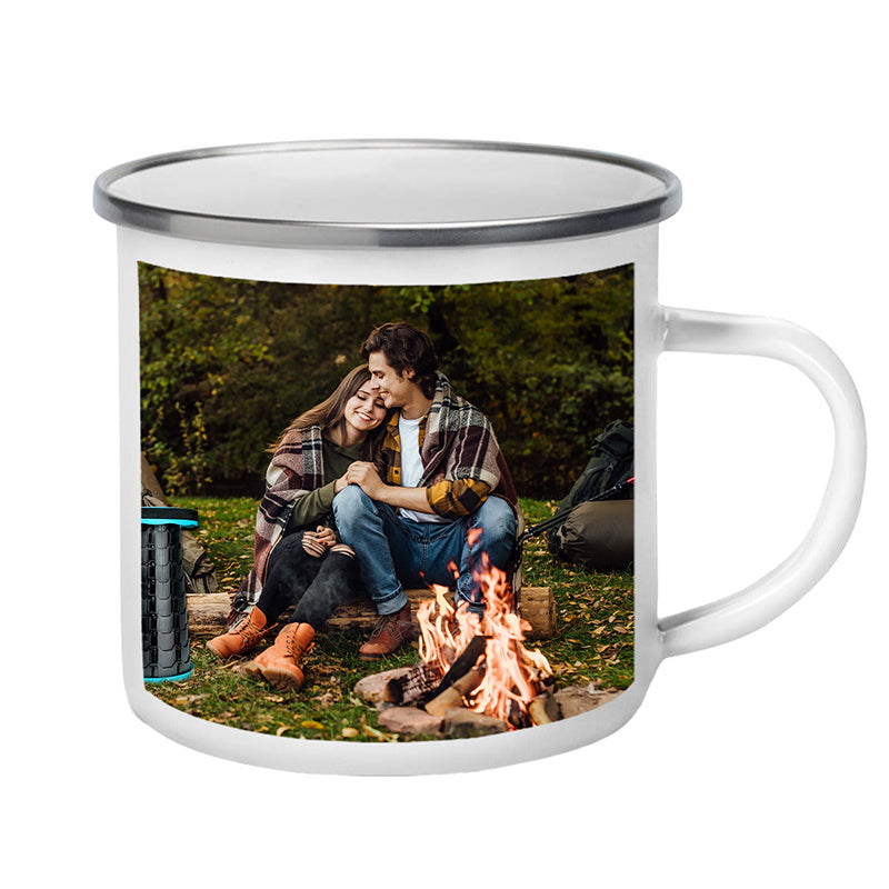 Custom Enamel Camping Mug - Design Your Own
