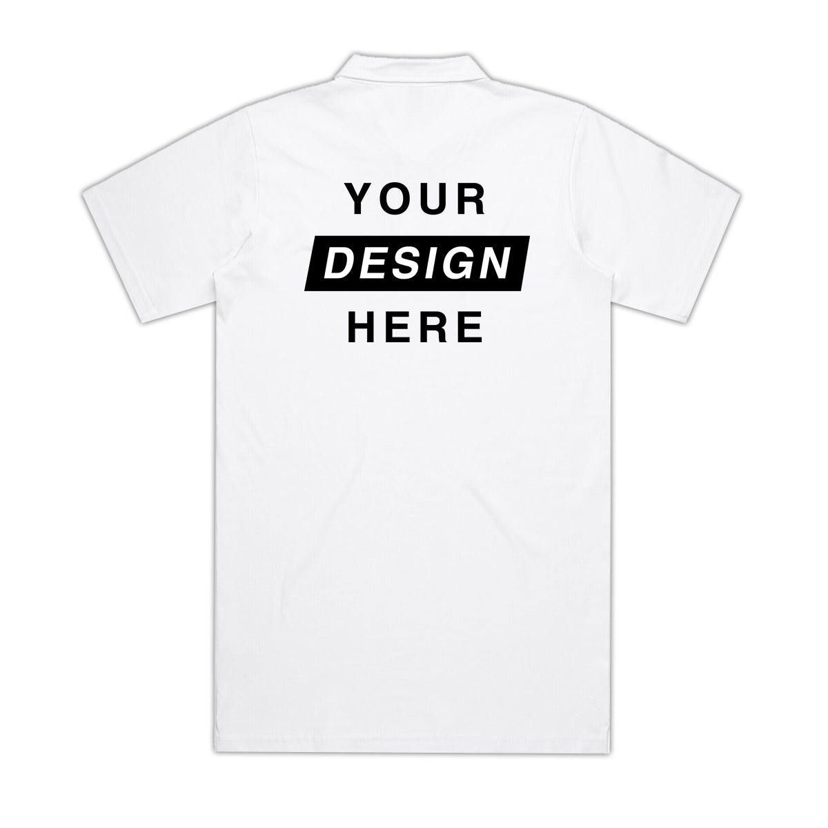 Mens Polo Shirt - Design Your Own - Back Only