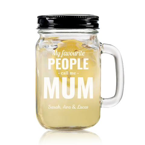 Mason Jar - Favourite People - Mum