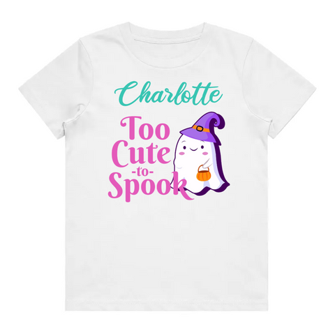 Kid's T-Shirt - Too Cute To Spook