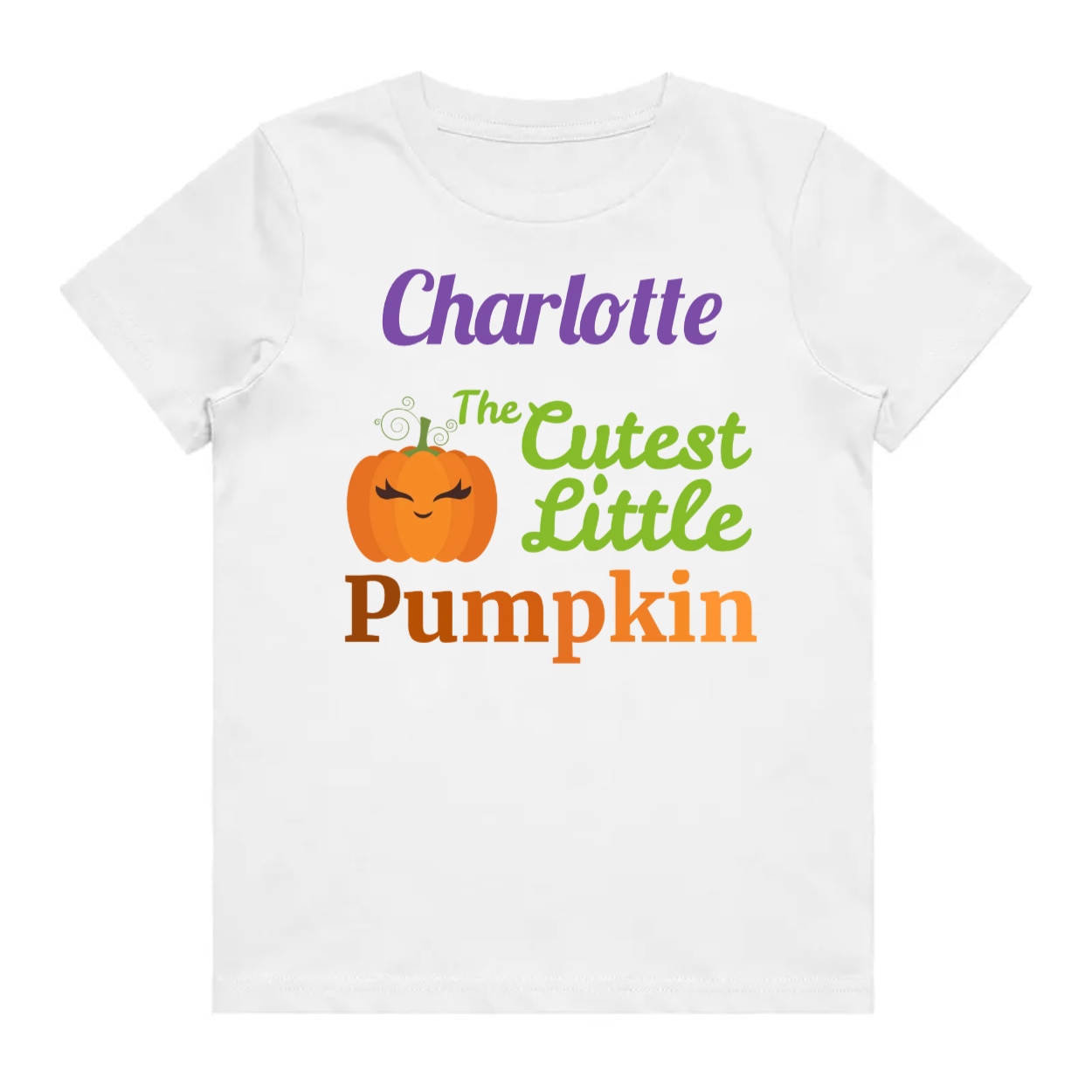 Kid's T-Shirt - Cutest Little Pumpkin
