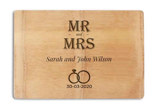 Chopping Board - Premium - Mr And Mrs