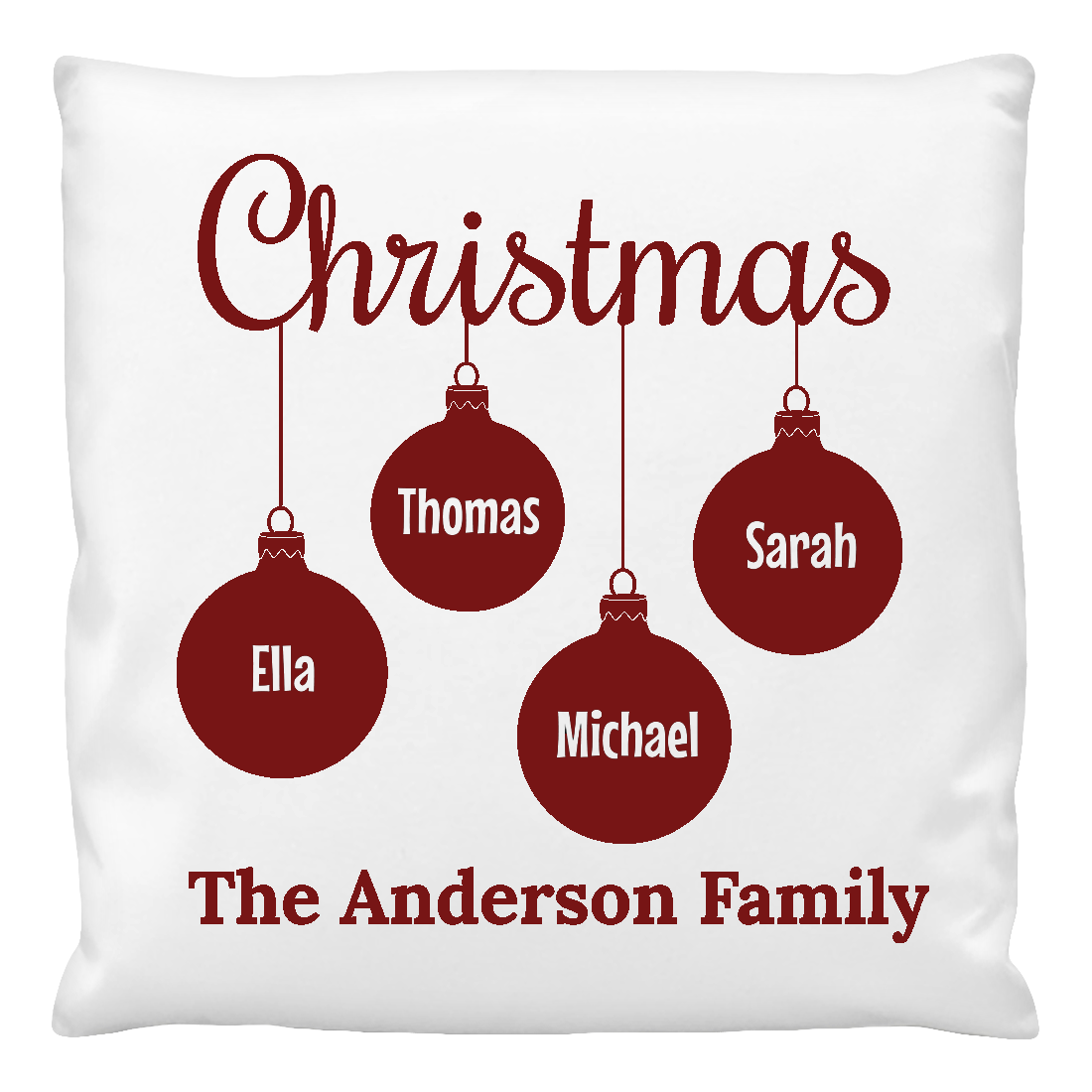 Cushion Cover - Family Decorations