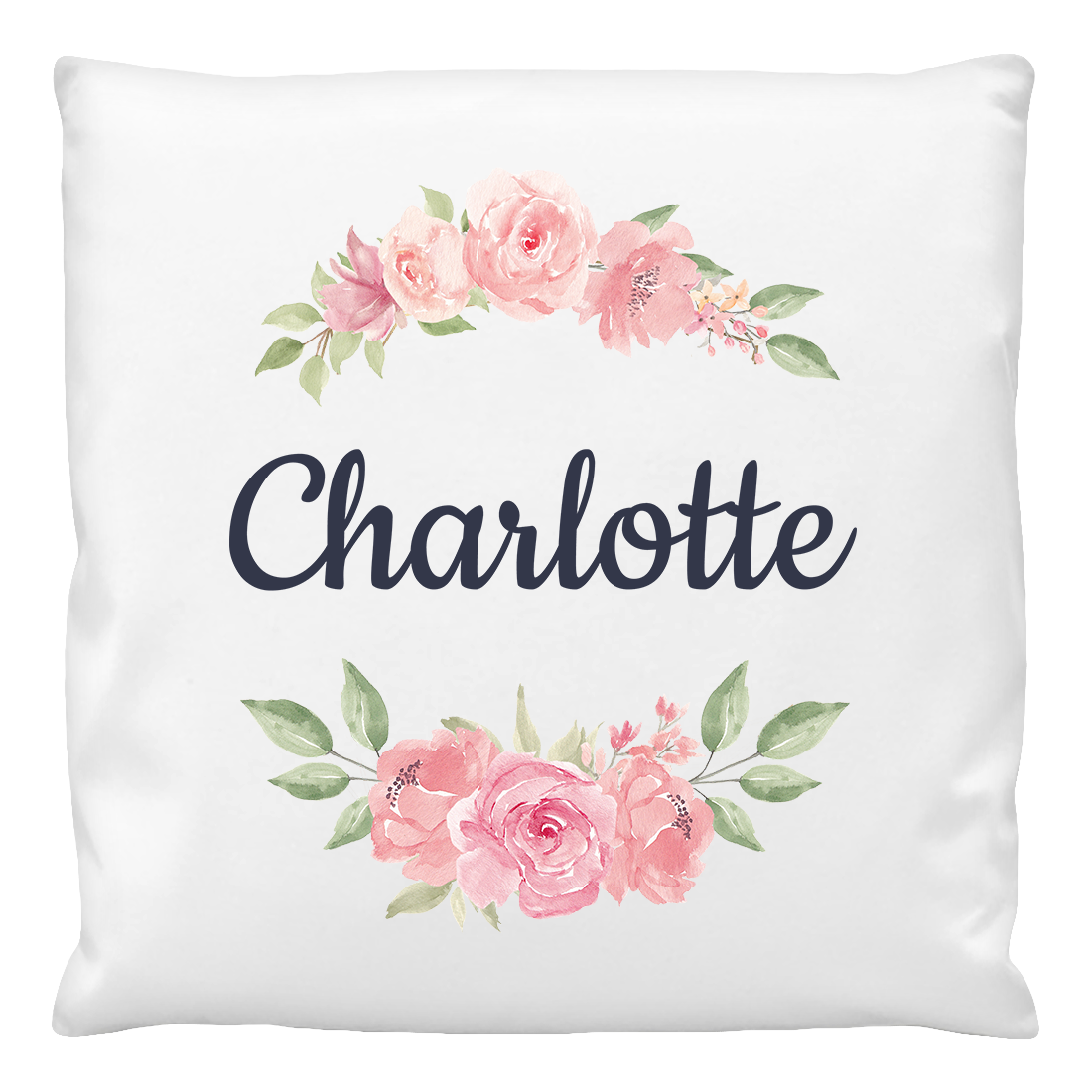 Cushion Cover - Name - Flowers