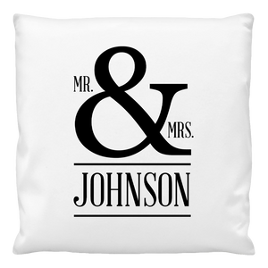 Cushion Cover - Mr & Mrs - Symbol