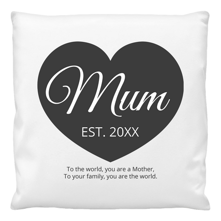 Cushion Cover - Mum Est.